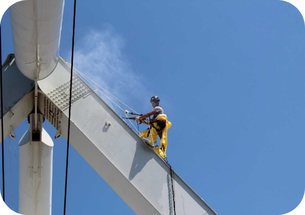 nettoyage en hauteur