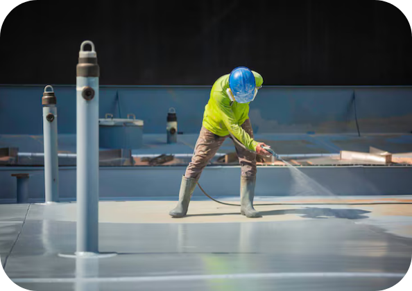 pulvérisation en hauteur